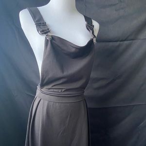 Black overall skirt/skater dress